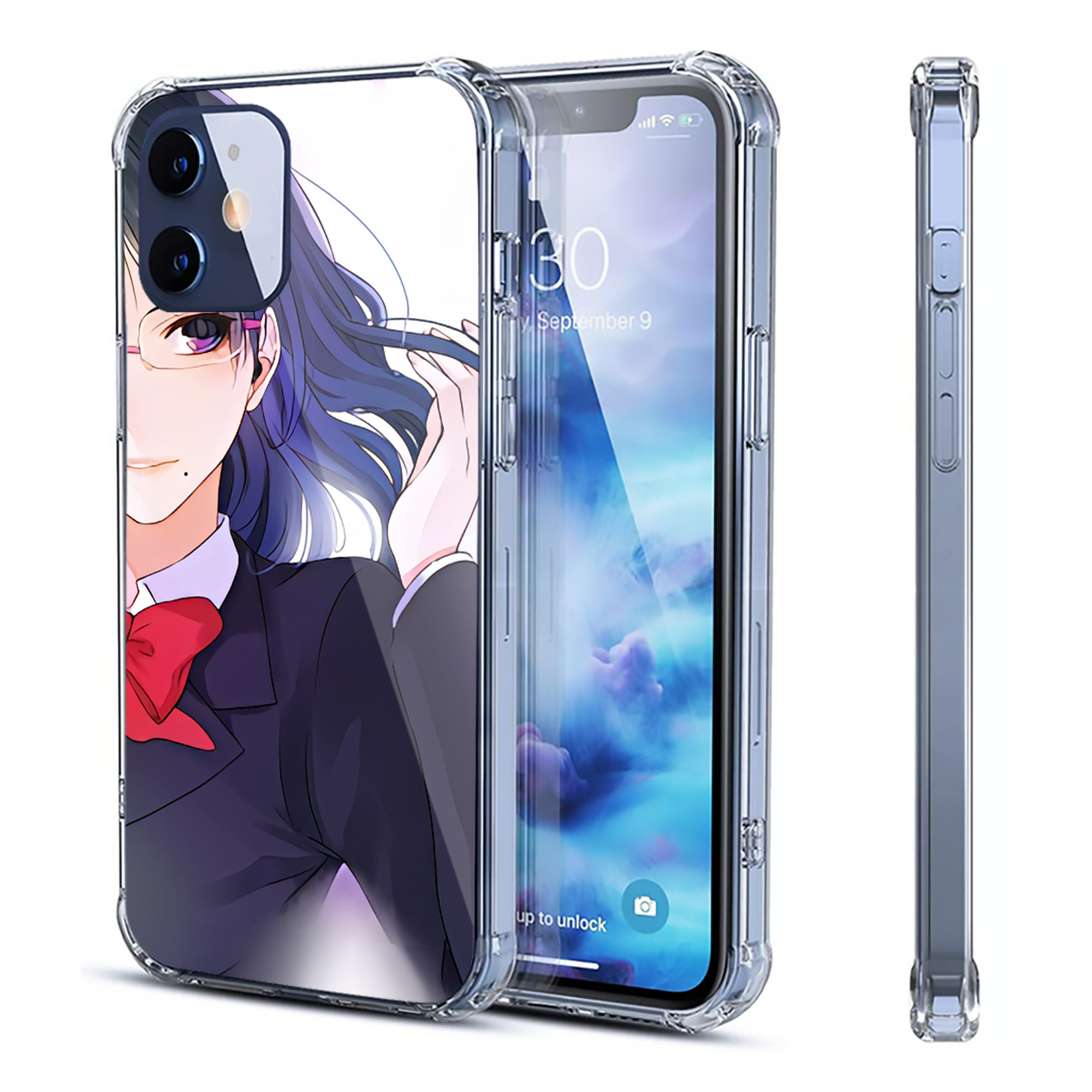 （画像用） ハイキュー!! Haikyu!! 【iPhone 12シリーズ対応】透明スマホケース（クリアソフトケース）